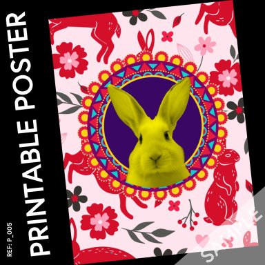 Rabbit poster